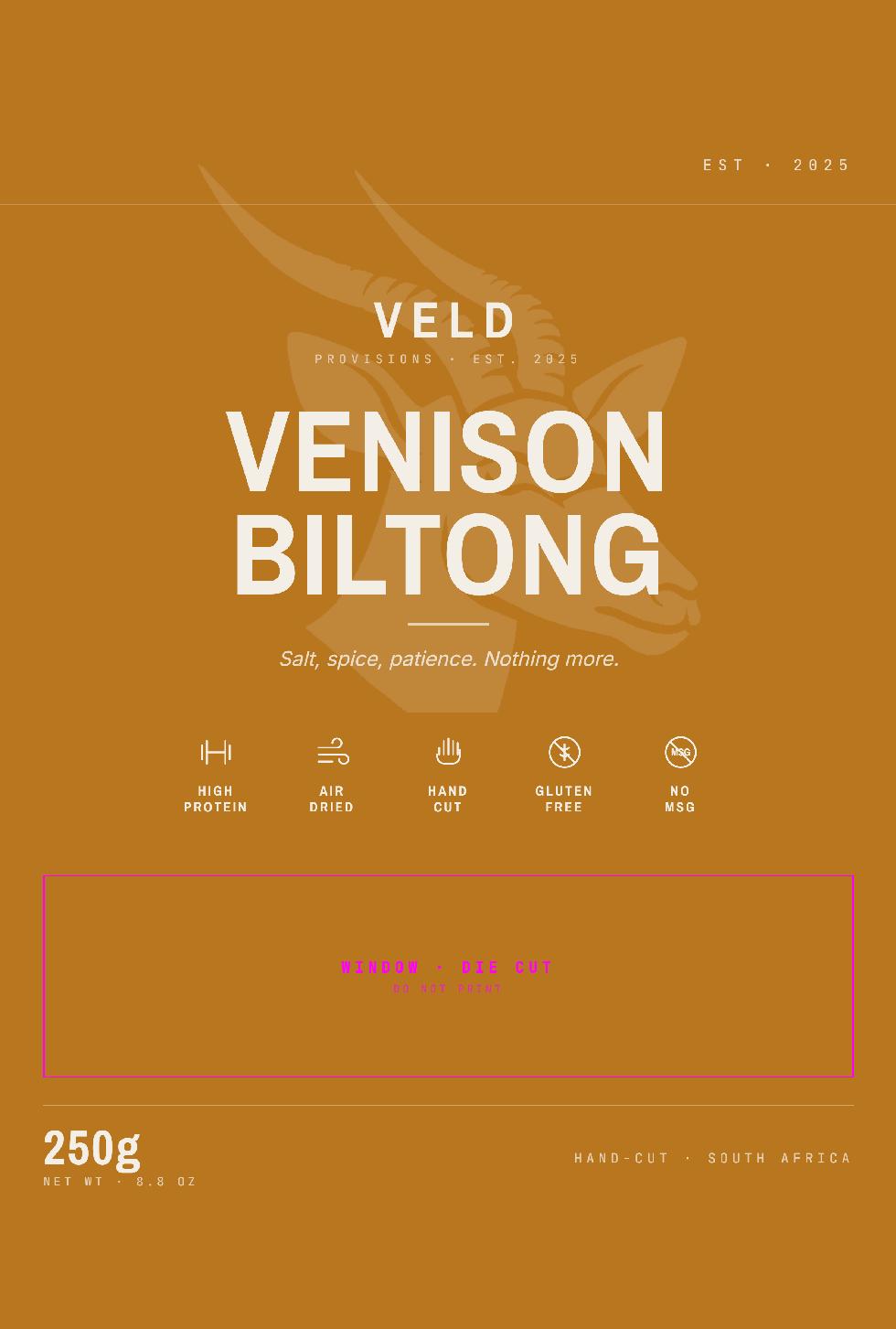Venison Biltong