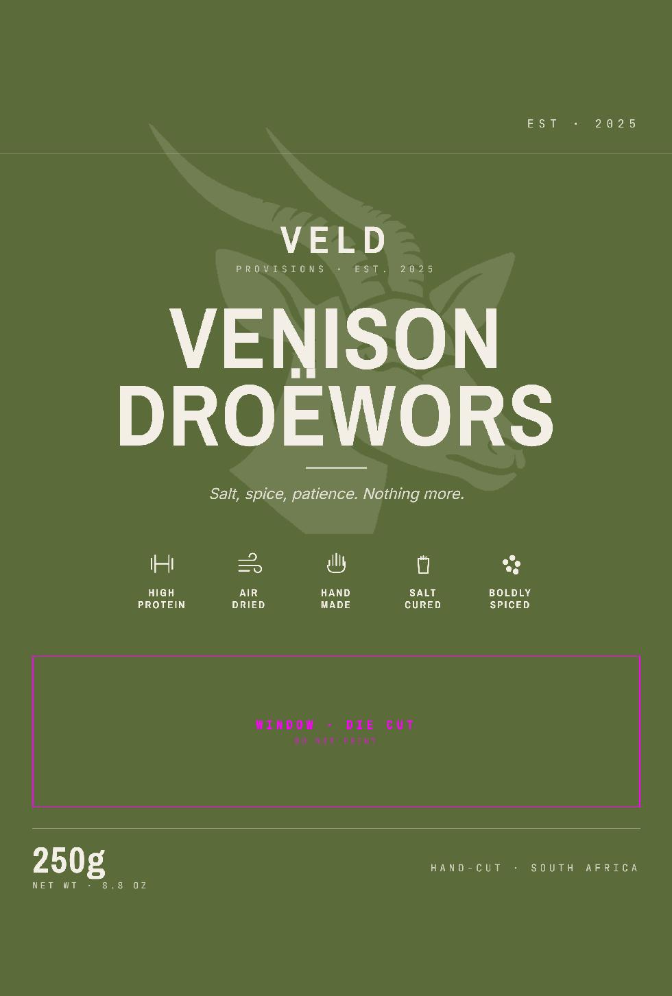 Venison Droewors